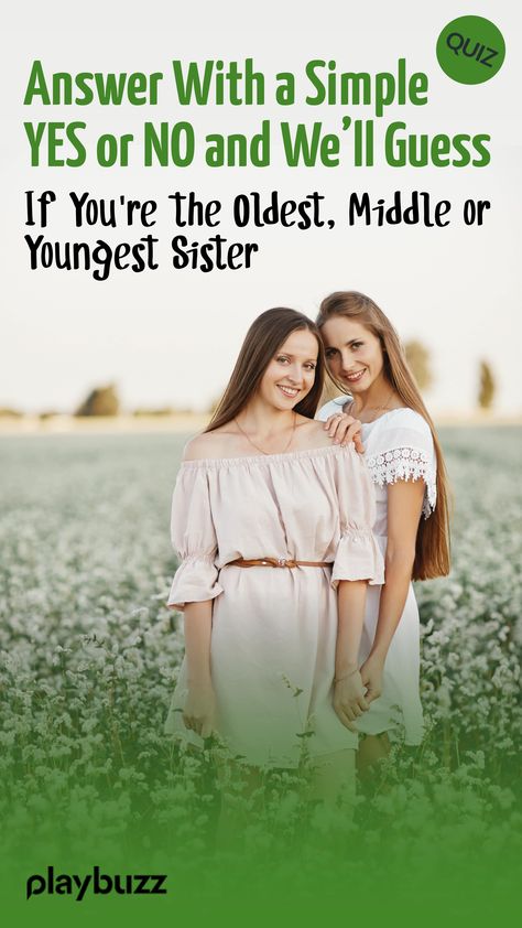 Did you know National Sisters Day is always celebrated on the first Sunday of August? And this year, that means it falls on August 1. In honor of the special day, we've put together this quiz for you. Don't think we can guess which sister you are? Let's find out now... *** #PlaybuzzQuiz General Knowledge Celebrities Trivia Sisters Family Fun Personality Quiz Siblings Test Sisters Day, National Sisters Day, Youngest Sister, Take A Quiz, 4 Sisters, Playbuzz Quiz, Middle Sister, Sister Day, Fun Personality