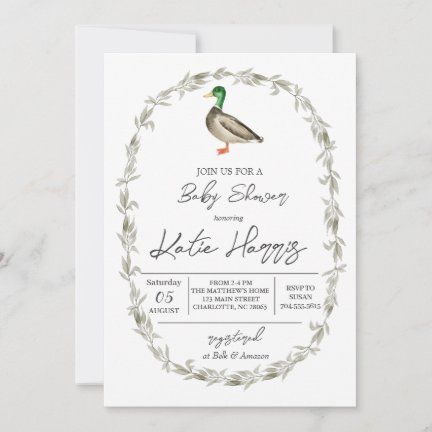 Making Memories on Paper: products on Zazzle Mallard Nursery, Hunting Baby Shower Ideas, Hunting Baby Shower Theme, Duck Baby Shower Theme, Italian Baby Showers, Duck Nursery, Themes Party, Hunting Baby, Baby Shower Duck