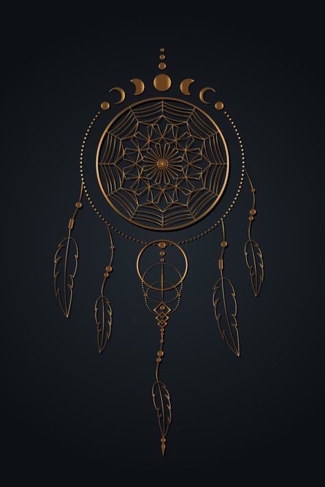 Black Dreamcatcher, Mystic Symbols, Native American Patterns, Ethnic Art, Background Black, Boho Design, Background Background, Boho Designs, Native American Indians