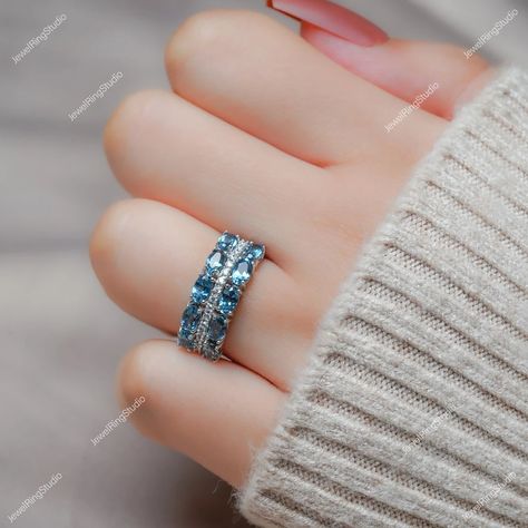 This Wedding Bands item by JewelRingStudio has 171 favorites from Etsy shoppers. Ships from India. Listed on Jan 13, 2024 Blue Topaz Wedding Band, Mother Of The Bride Jewelry, Gold Topaz, London Blue Topaz Ring, Wedding Band Ring, Blue Topaz Ring, London Blue Topaz, London Blue, Anniversary Ring