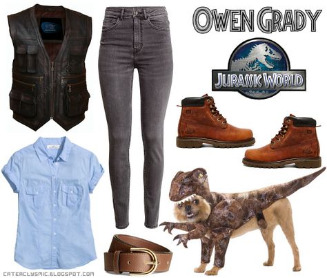 Cateaclysmic: 5 Fandom Friday: Characters I Want to Dress Up as for Halloween Owen Grady Costume Kids, Dinosaur Backyard, Friday Characters, Owen Grady Costume, Universal Outfits, Jurassic Park Costume, Owen Grady, Popular Costumes, Jurrasic Park