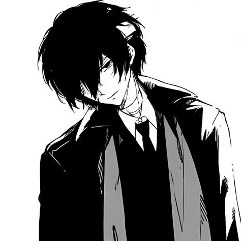 Icon Pfp, Anime Character, A Man, Black And White, On Twitter, Twitter, Hair, Anime, White