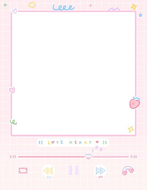 Kawaii Frame Template, Cute Notes Template, Kuromi Wallpapers, Memo Pad Design, Pink Journal, Note Writing Paper, Writing Paper Printable, Memo Paper, Pink Frame