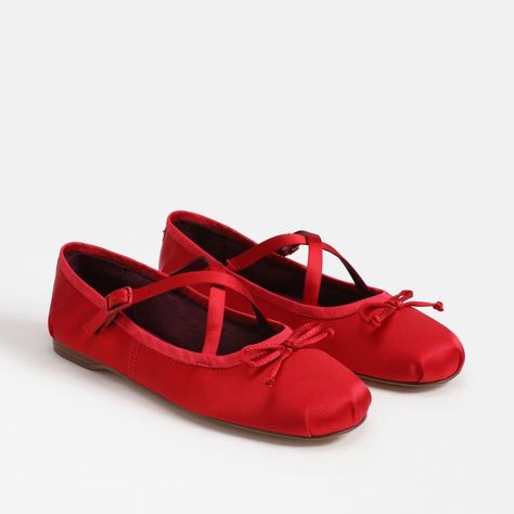 #affiliate Circus NY Zuri Strap Ballet Flat Red Poppy 9.5 | Ballet flats, Red ballet shoes, Womens flats Red Ballet Shoes, Red Ballet Flats, Prima Ballerina, Pop Of Red, Red Flats, Red Poppy, Ballerina Flats, Pretty Shoes, Ballet Flat