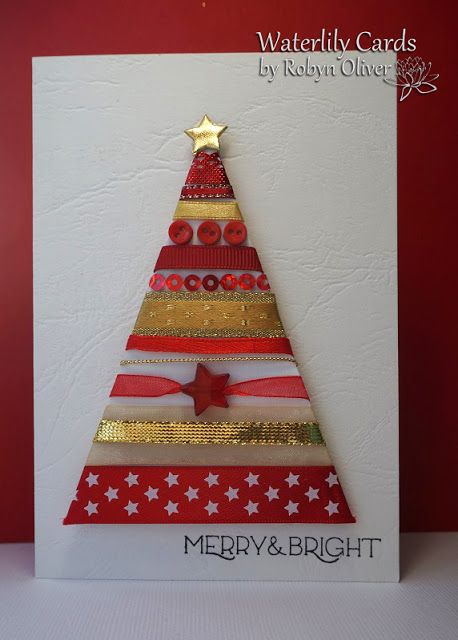 Simple Christmas Cards, Oh Christmas Tree, Homemade Christmas Cards, Christmas Tree Cards, Christmas Card Crafts, Tree Cards, Diy Christmas Cards, Christmas Cards To Make, Christmas Cards Handmade