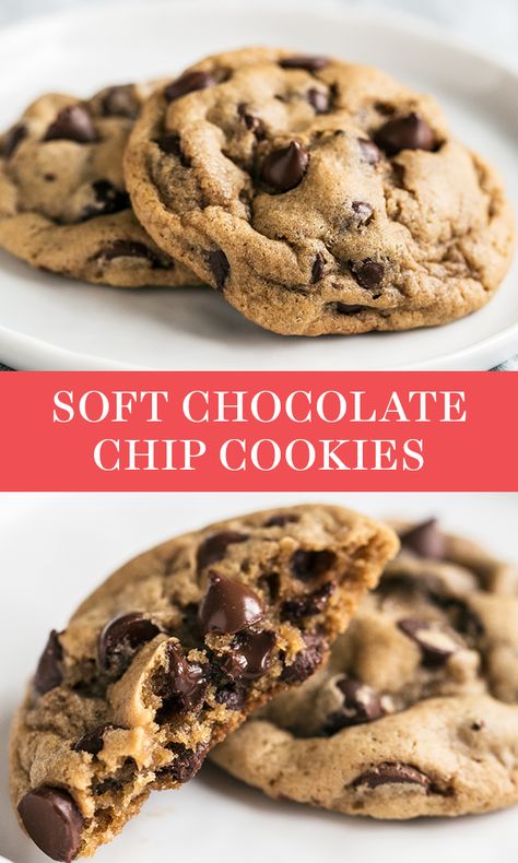 Super Soft Chocolate Chip Cookie Recipe, Homemade Soft Chocolate Chip Cookies, Handle The Heat Chocolate Chip Cookies, Chocolate Chip Cookies Handle The Heat, Gooey Soft Chocolate Chip Cookies, Cookie Recipes Chocolate Chip Soft, Chunky Chocolate Chip Cookies Soft, Gooey Chocolate Chip Cookies, The Heat