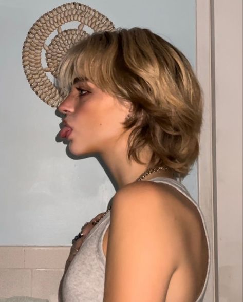 Hadley Nelson, Short Layered, Layered Haircut, Short Hair, A Woman, Wall, Hair, On Instagram, Instagram