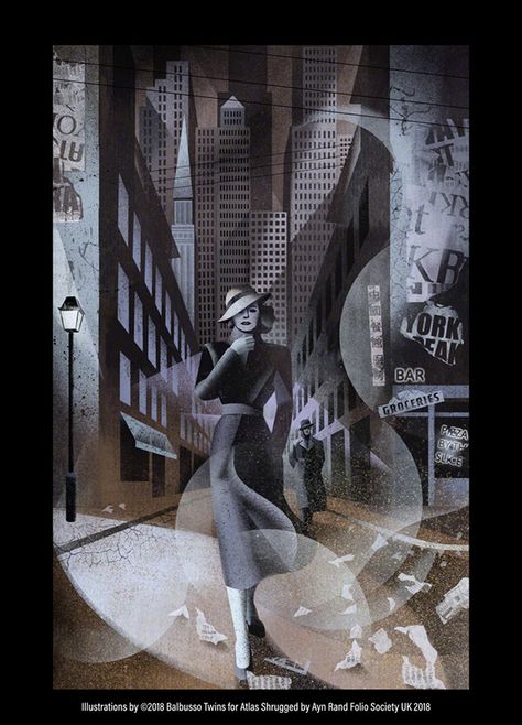 Atlas Shrugged by Ayn Rand trilogy on Behance News Illustration, Dark Deco, Atlas Shrugged, Art Deco Artwork, Folio Society, Art Deco Illustration, Ayn Rand, Deco Poster, Design And Illustration