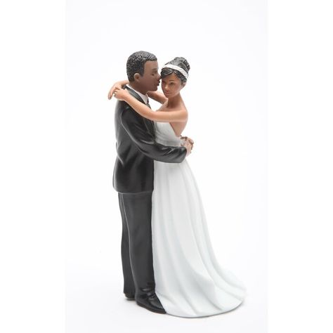 CosmosGifts Wedding Couple Figurine & Reviews | Wayfair Purple Cake Topper, African American Wedding, Hand Painted Wedding Cake, Painted Wedding Cake, African American Couples, Gifts Couple, Vintage Wedding Cake Topper, African American Weddings, Purple Cakes