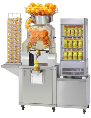 Commercial Juicers - Commercial Orange Juicer, Professional Juicers Orange Juice Machine, Commercial Juicer, Distilling Equipment, Juice Dispenser, Easy Coffee Recipes, Cold Press Juicer, Juicer Machine, Fruit Shop, Freshly Squeezed Orange Juice