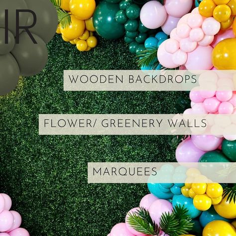 Let’s talk backdrops and more! 🌟 At Sculpted Air, we don’t just do balloons—here’s a peek at some of our other favorite ways to elevate your event: • Wooden Backdrops: For a timeless, versatile look. • Flower/Greenery Walls: Bring a touch of nature indoors with lush, vibrant walls. • Marquees: Bold letters and numbers that make a statement. These elements are all about creating a unique atmosphere that reflects your style. I’m passionate about crafting spaces that feel special and unfor... Wooden Backdrops, Bold Letters, Flower Backdrop, Nature Indoors, Space Crafts, Feel Special, Feeling Special, Letters And Numbers, Lush