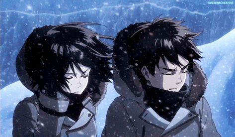 Mikasa X Eren, A Silent Voice Anime, Aot Anime, Eren X Mikasa, رعب نفسي, Eren And Mikasa, Banner Gif, Attack On Titan Fanart, 5 Anime