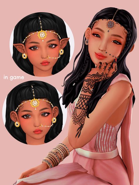 Sims 4 Carribean Cc, Hindu Clothing, Sims 4 Content, Sims 4 Piercings, The Sims 4 Pc, Sims 4 Anime, Indian Shoes, Pelo Sims, Tumblr Sims 4