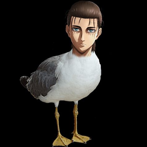 EGAAAAAA Eren Bird, Pigeon, Cow, Movie Posters, Anime, Quick Saves, Art, Film Posters