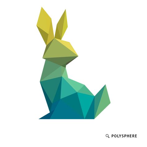 2 Point Perspective City, Perspective City, Polygonal Art, Paint Chip Crafts, Geometric Art Animal, Polygon Design, Origami Shapes, Preschool Decor, Rabbit Drawing