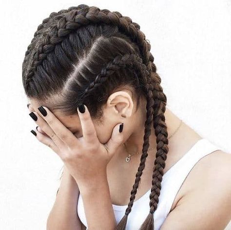 Boxer Braids Tutorial, Boxer Braids Hairstyles, Under Braids, Box Braids Pictures, Boxer Braids, Short Box Braids, Jumbo Box Braids, Long Box Braids, Cool Braid Hairstyles