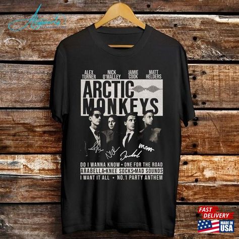 Arctic Monkey Tour 2023 Merch Music And Lover Monkeys T-Shirt Shirt Unisex Sweatshirt Check more at https://alysaarts.com/product/arctic-monkey-tour-2023-merch-music-and-lover-monkeys-t-shirt-shirt-unisex-sweatshirt/ Arctic Monkey, Do I Wanna Know, Monkey T Shirt, Knee Socks, Arctic Monkeys, Monkeys, Unisex Sweatshirt, Shirt Designs, Sweatshirts