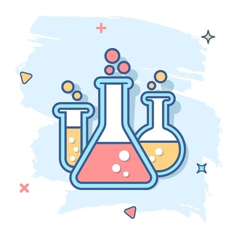 Vector cartoon chemical test tube icon i... | Premium Vector #Freepik #vector #laboratory-equipment #test-tube #glass-tube #lab-equipment Laboratory Cartoon, Lab Image, Science Chart, Laboratory Glassware, Lab Week, Splash Effect, Sign Illustration, Laboratory Equipment, Science Project