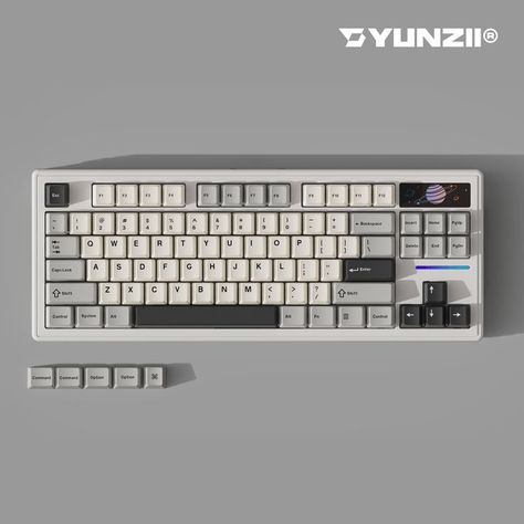 【87 Key TKL Mechanical Keyboard】YUNZII YZ87 75% percent keyboard Ultra-portable compact ten keyless design frees up table space for mouse movement.YZ87 features gasket structure,with five layers of filling silencer and PORON gaskets filling the gap between the PCB,positioning plate, and mechanical switches,the 87 key TKL mechanical keyboard is flexible and firm by reducing hollow sound and fatigue,It's the ideal choice for a satisfying,low-noise typing experience. Mechanical Keyboard 75%, Mechanical Keyboard Design, Gaming Keyboard Aesthetic, Mechanical Keyboard Aesthetic, 75 Keyboard, Tkl Keyboard, Record Console, Islamic Books In Urdu, Mechanical Keyboard Keycaps