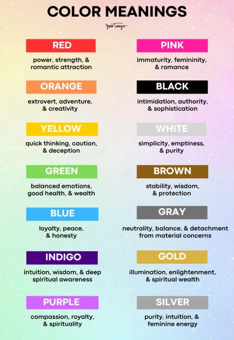 14 Popular Colors & The Spiritual Meaning Of Each Biblical Meaning Of Colors, Ribbon Color Meanings, Aura Colours, Meaning Of Colors, Create Journal, Aura Colors Meaning, Angel Signs, Relationship Topics, Never Understand