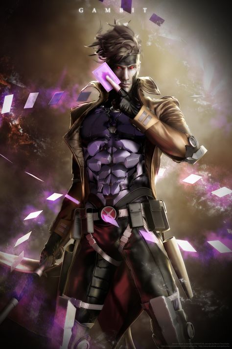 ArtStation - Gambit, Anson Ng Gambit Wallpaper, Gambit X Men, Xman Marvel, Gambit Marvel, Karakter Marvel, Pahlawan Marvel, Pahlawan Super, Marvel Vs Dc, Uncanny X-men