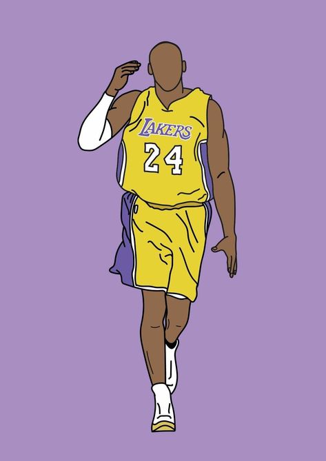 HD Kobe Bryant Wallpaper Discover more American, kobe bryant, Los Angeles Lakers, National Basketball Association, professional basketball player. wallpaper. https://www.kolpaper.com/112436/hd-kobe-bryant-wallpaper-2/ Kobe Cartoon Art, Kobe Canvas Painting, Kobe Bryant Cartoon Art, Lakers Canvas Painting, Kobe Bryant Painting Canvas, Kobe Bryant Sketch, Lakers Drawing, Kobe Bryant Cartoon, Kobe Drawing