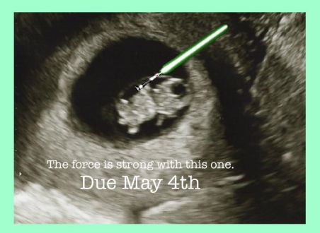 Our Geeked-Out Star Wars Baby Announcement! – Geek to the Future Star Wars Birth Announcement, Star Wars Maternity Photoshoot, Gender Reveal Ideas Star Wars, Starwars Gender Reveal, Nerdy Pregnancy Announcement, Nerdy Baby Announcement, Star Wars Baby Announcement, Star Wars Baby Shower Ideas, Star Wars Pregnancy Announcement