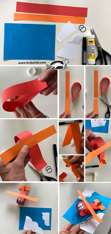 Airplane Art And Craft, Paper Airplanes For Preschoolers, Airplanes For Preschool, Prek Airplane Craft, Plane Preschool Craft, Emma Janes Aeroplane Activities, Plane Activity For Preschool, Transportation Theme Preschool Art Craft Ideas, Jet Activities For Preschool