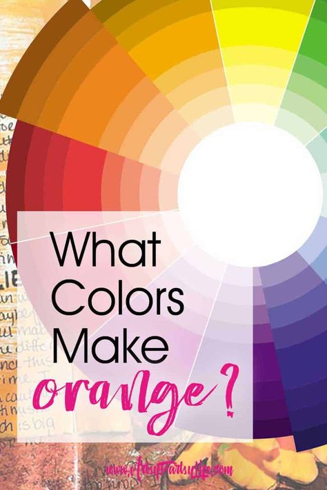 What Colors Make Orange, Orange Hex, How To Make Purple, Orange Color Shades, Orange Artwork, Color Mixing Guide, Orange Icing, How To Make Orange, Orange Palette