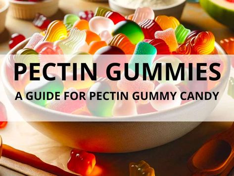 Pectin Gummies, Gummy Candies, Gummies Recipe, Bear Recipes, High Sugar, Fruit Puree, Simple Kitchen, Candy Making, Hard Candy