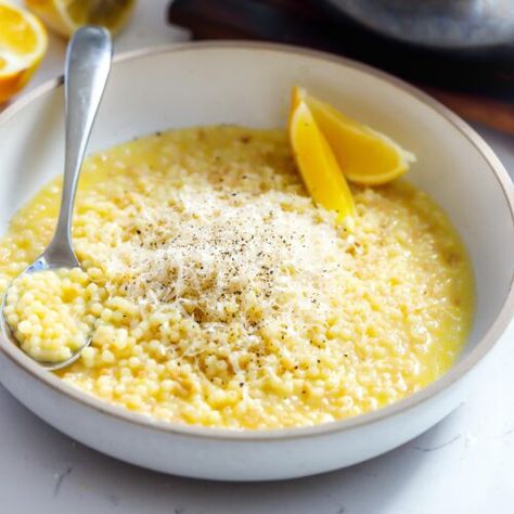 Lemon Parmesan Pastina - Food My Muse Go To Meals, Pastina Recipes, Pastina Soup, My Muse, One Pan, Balanced Lifestyle, Food Cooking, Muse, Lemon