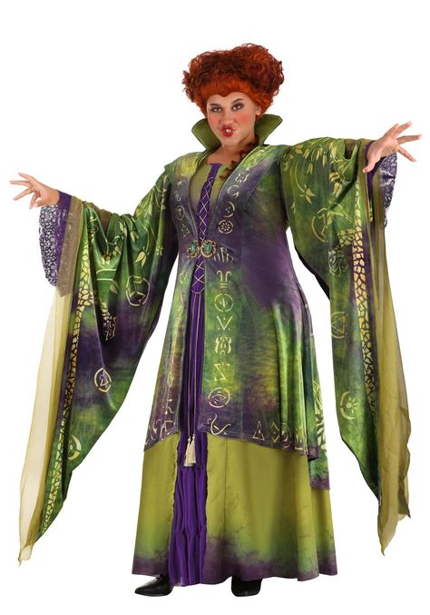 Outfits For Characters, Winifred Sanderson Wig, Winifred Sanderson Costume, Hocus Pocus Winifred, Hocus Pocus Costume, Make Outfits, Winifred Sanderson, Fun Costumes, Plus Size Costume