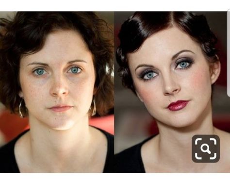 Period Makeup, 1920’s Makeup, Gatsby Makeup, Flapper Makeup, 20s Makeup, Maquillage Goth, 20s Hair, 1920s Makeup, Flapper Hair