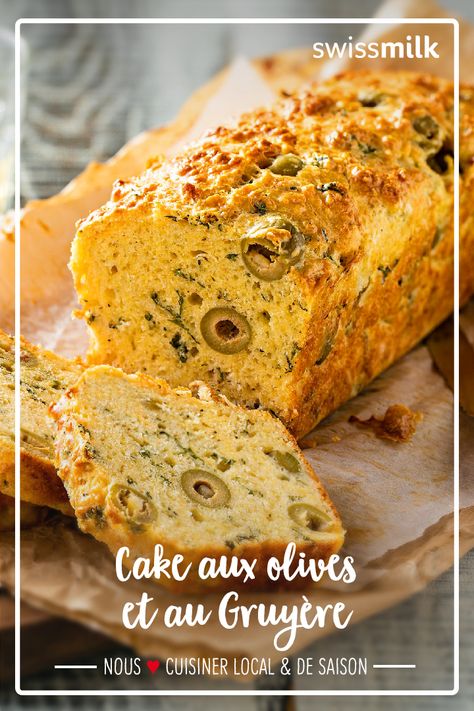 Cake Olives, Olive Cake, Cake Aux Olives, Salty Recipes, Food O, Savoury Cake, French Food, Savory Snacks, Christmas Dinner