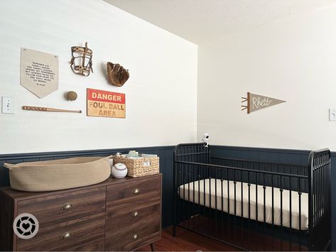 Vintage baseball room for the boys is complete ⚾️🤎 Follow my shop @michellaseelye on the @shop.LTK app to shop this post and get my exclusive app-only content! #liketkit #LTKbaby #LTKhome @shop.ltk https://liketk.it/4kbP0 Subtle Baseball Nursery, Blue Baseball Nursery, Old School Baseball Nursery, Vintage Baseball Themed Nursery, Vintage Sports Nursery Baby Boy, Baseball Nursery Baby Boy, Toddler Baseball Room, Maverick Nursery, Boy Baseball Room