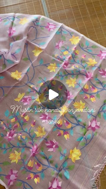 Lotus Motifs, Lotus Motif, Weaving Fabric, Dust Pink, The Lotus, Pink Saree, Lotus, Hand Weaving, Saree