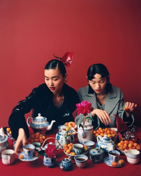 Self-Portrait Unveils Lunar New Year Campaign | Hypebae New Year Campaign, Lunar New Year 2023, Self Portait, New Year Photoshoot, New Year Art, Lunar Year, Campaign Fashion, New Year Designs, New Year 2023