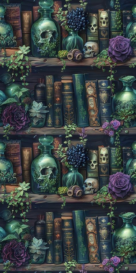 Beautiful Halloween Wallpaper, Green Bat Aesthetic, Spooky Book Wallpaper, Phone Backgrounds Books, Desktop Wallpaper Spooky, D&d Phone Wallpaper, Spoopy Aesthetic Wallpaper, Halloween Book Wallpaper, Gothic Asthetic Wallpers