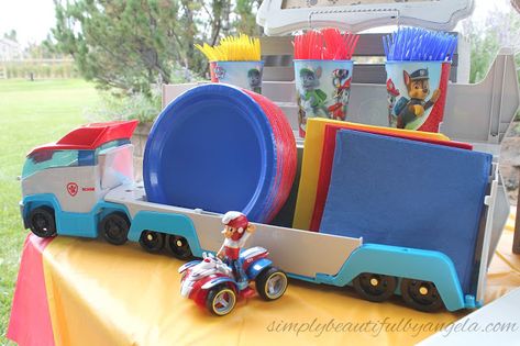 A Paw Patrol Birthday Party | Simply Beautiful By Angela Birthday Party Decorations Ideas, Uno Party, Paw Patrol Birthday Decorations, Paw Patrol Party Decorations, Paw Birthday, Party Decorations Ideas, Paw Patrol Birthday Theme, Paw Patrol Birthday Cake, Birthday Men