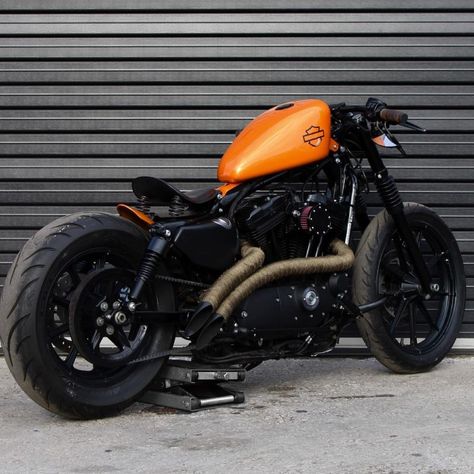 Harley Sportster 48, Hd Sportster, Sportster Motorcycle, Sportster Iron, Custom Motorcycles Bobber, Harley Davidson Sportster 883, Sportster Bobber, Cafe Racer Design, Harley Davidson Iron 883