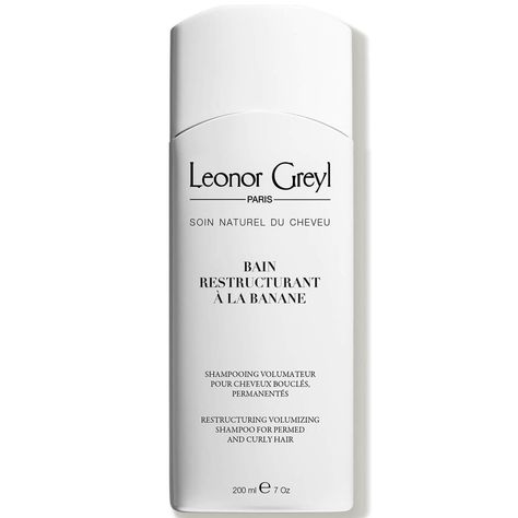 Leonor Greyl's Bain Restructurant Volumizing a la Banane Restructuring Shampoo gently washes away dirt, excess oil and product build-up without stripping your locks of essential moisture. Plantain extract fortifies and smooths damaged cuticle layers to tame frizz and increase manageability. Silicone- and coal-tar free, this volumizing shampoo restores bounce, softness and shine for gorgeous, well-defined curls. Key Ingredients:Plantain Extract: softens and nourishes hairHibiscus Extract: nourish Plant Proteins, Leonor Greyl, Coal Tar, Cosmetic Labels, Curly Hair Types, Strengthen Hair, Coloured Hair, Scalp Shampoo, Anti Dandruff Shampoo