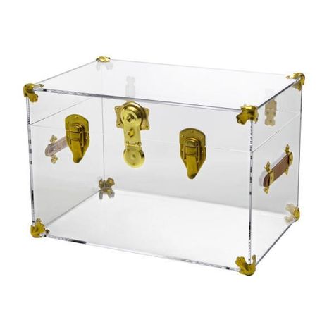 Eclectic Elegance, Lucite Furniture, Coffee Table Trunk, Acrylic Furniture, Acrylic Storage, Display Storage, Nursery Inspiration, Future House, Plexus Products