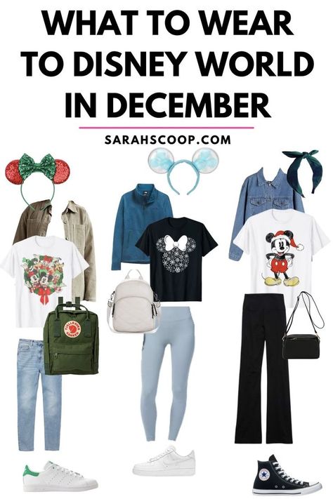 Disney Bounding Winter Outfits, Orlando In December Outfits, Walt Disney World Outfits Winter, What To Wear To Disney World In November, Disney World November Outfits, Disneyworld Outfits Winter, Disneyland Winter Outfit Ideas, Disney Winter Outfits Florida, Christmas Disney World Outfits