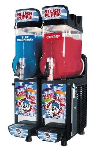 Slush Puppy Machine, Slushy Drinks, Pop Art Party, Slush Machine, Slush Puppy, Chocolate City, Margarita Mix, Blue Cherry, Drink Station