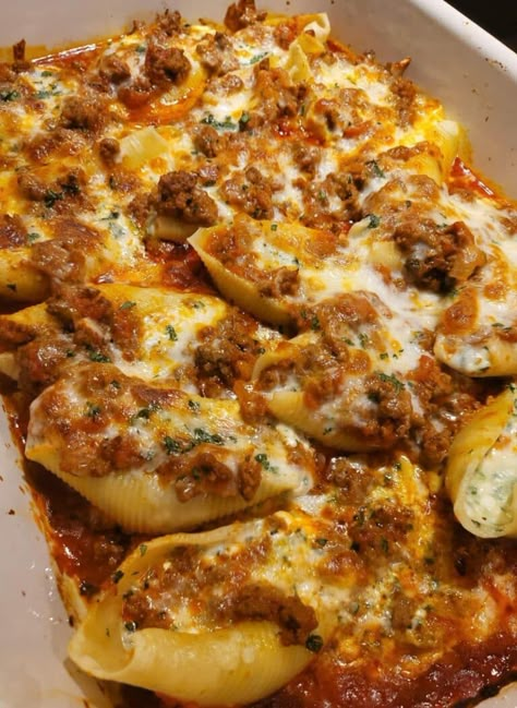 How To Make Taco Stuffed Shells - Daily Viral Taco Stuffed Shells Recipe, Mexican Stuffed Shells, Jumbo Pasta Shells, Cheese Stuffed Shells, Filled Pasta, How To Make Taco, Pasta Shells, Stuffed Shells Recipe, Taco Stuffed Shells