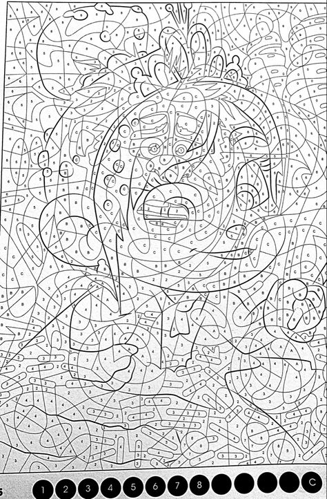 Happy Coloring Pages, Adult Color By Number, Disney Art Style, Color By Number Printable, Abstract Coloring Pages, Disney Colors, Color By Numbers, Disney Coloring Pages, Coloring Book Art