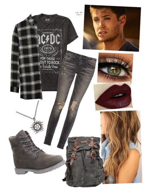 Dean winchesters daughter by sweetrolls13 on Polyvore featuring polyvore, fashion, style, Madewell, R13, Timberland, Bed|StÃ¼, women's clothing, women's fashion, women, female, woman, misses and juniors Dean Winchester Outfits Female, Female Dean Winchester Outfits, Dean Winchester Style Women, Female Dean Winchester Aesthetic, Supernatural Inspired Outfits Dean, Dean Winchester Aesthetic Clothes, Supernatural Outfit Ideas Women, Dean Winchester Outfit Women, Female Dean Winchester