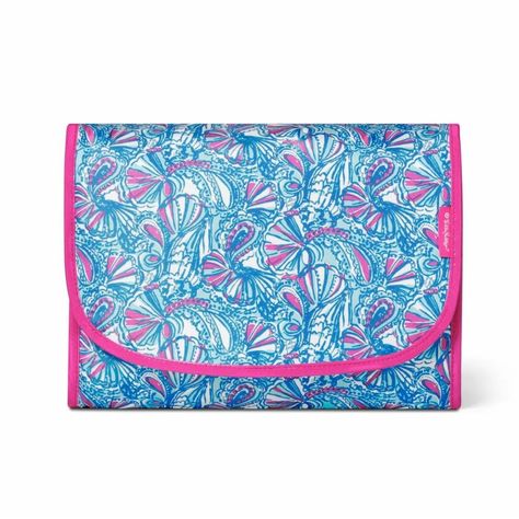 Nwt Lilly Pulitzer For Target 20th Anniversary Valet Travel Case, Print Is My Fans. From 20th Anniversary Collaboration. Sold Out And Hard To Find. Beautiful My Fans Print, This Three Panel Valet Case Has Multiple Compartments With Elastic And Zippers. Folds Up And Secured With Magnetic Closure Measurements Approximate: Open: Length 28" Width 11.75" Closed: Length 9" Width 11.75" Depth 2.25" Non Smoker + Doodle Friendly Home. No Low Ball Offers. Please Remember Poshmark Charges Sellers 20% In Se Target Cosmetics, Perfect Travel Bag, Travel Clutch, Hanging Toiletry Bag, Lilly Pulitzer Target, Printed Makeup Bag, Travel Necessities, Small Cosmetic Bags, Fashion Organization