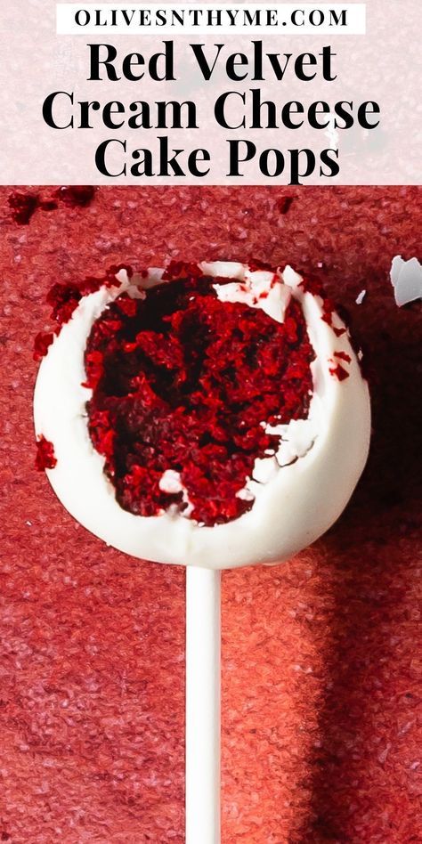 Cake Pop With Cream Cheese, Easy Red Velvet Cake Pops, Cake Pop Red Velvet, Cakepop Flavors Ideas, Best Cake Pop Recipe Cakepops, Party Favor Desserts, Red Velvet Cake Pops Cream Cheese, Red Velvet Cakepop Recipes, Cake Pop Presentation Ideas