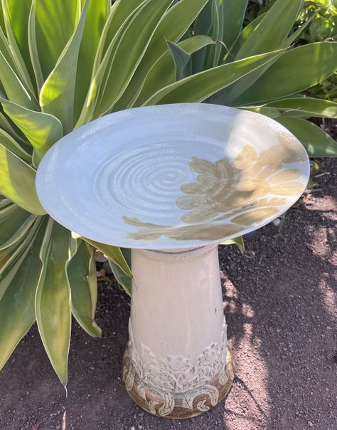 Upcycled ceramics Diy Birdbath, Bird Bath, Ceramics